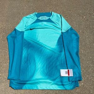 Nike Dri-Fit Gardien IV 4Soccer Jersey Aquamarine DH7977-354 Long Sleeve Shirt